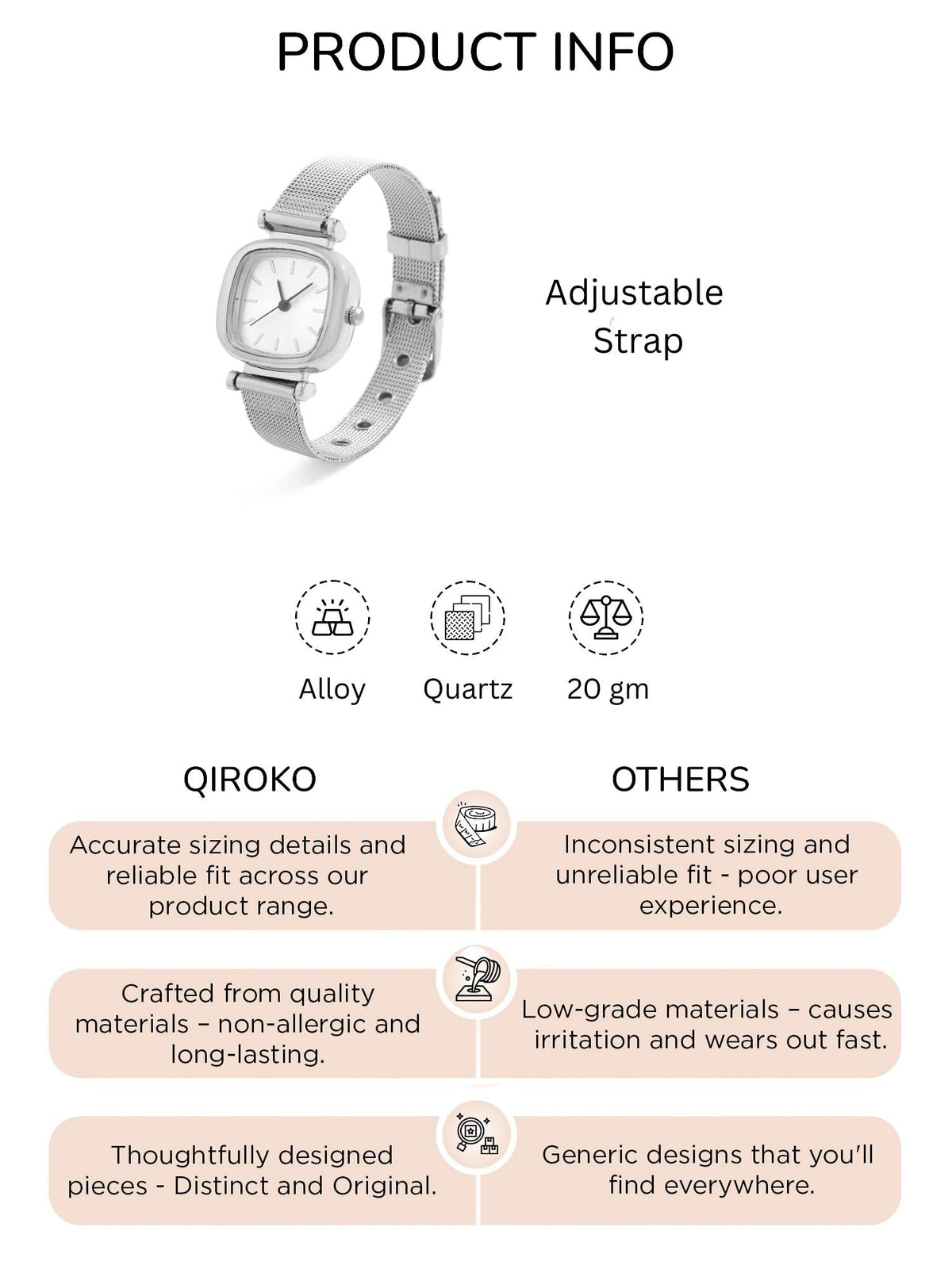 Lusture Watch Bracelet Stack
