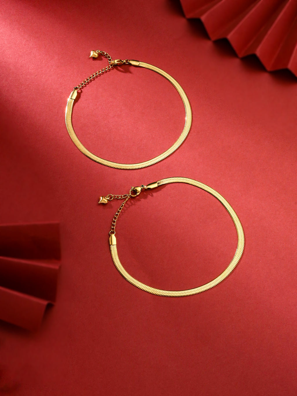 Adjustable Pair Of Anklets