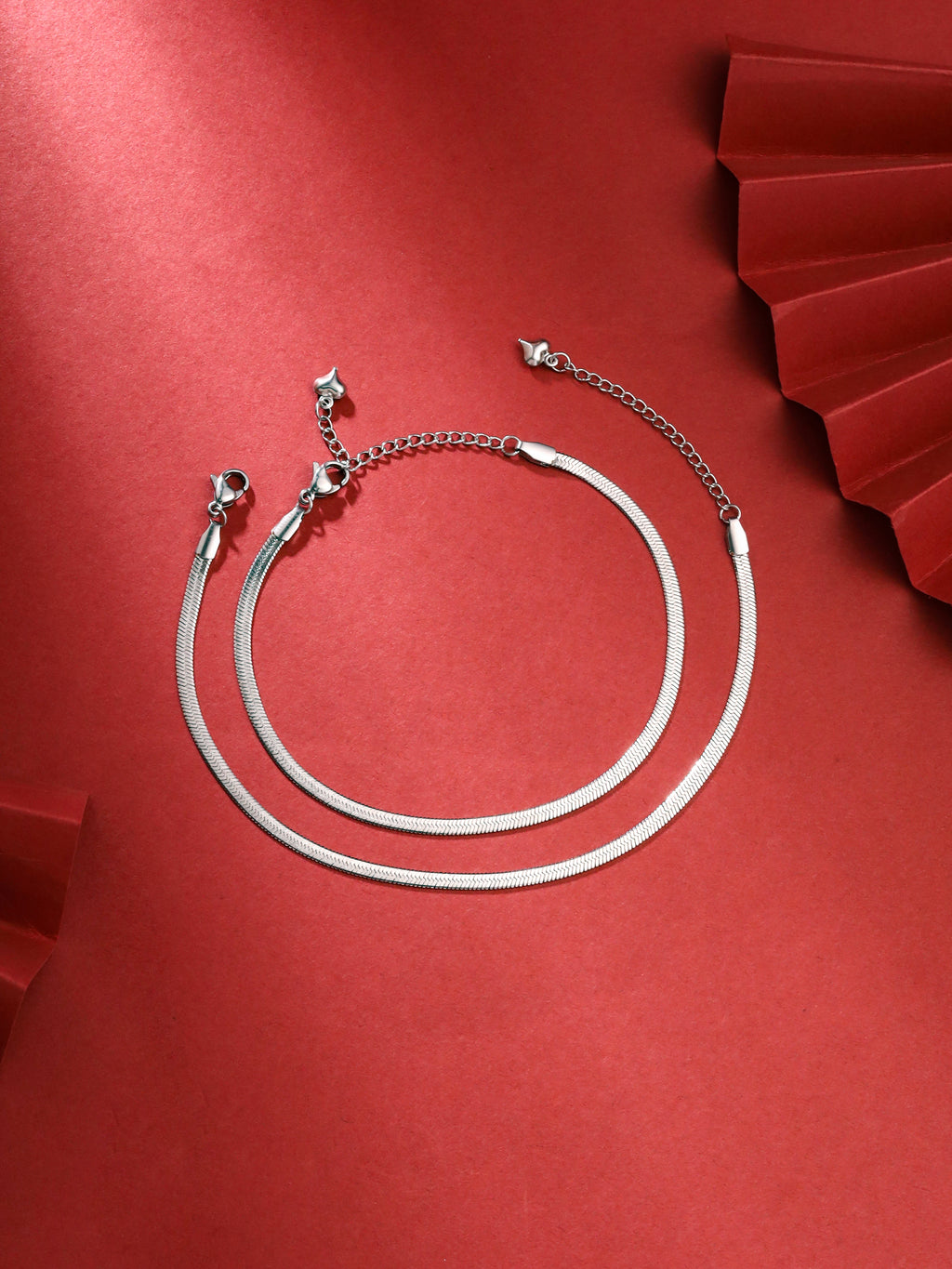 Adjustable Pair Of Anklets