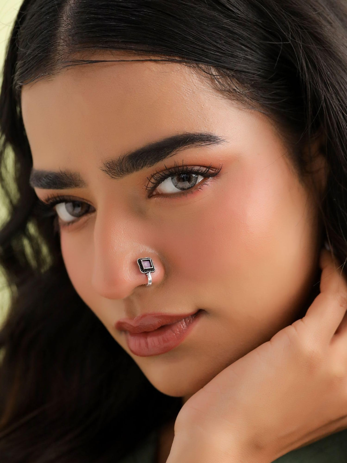 Non Piercing Oxidised Nosepins