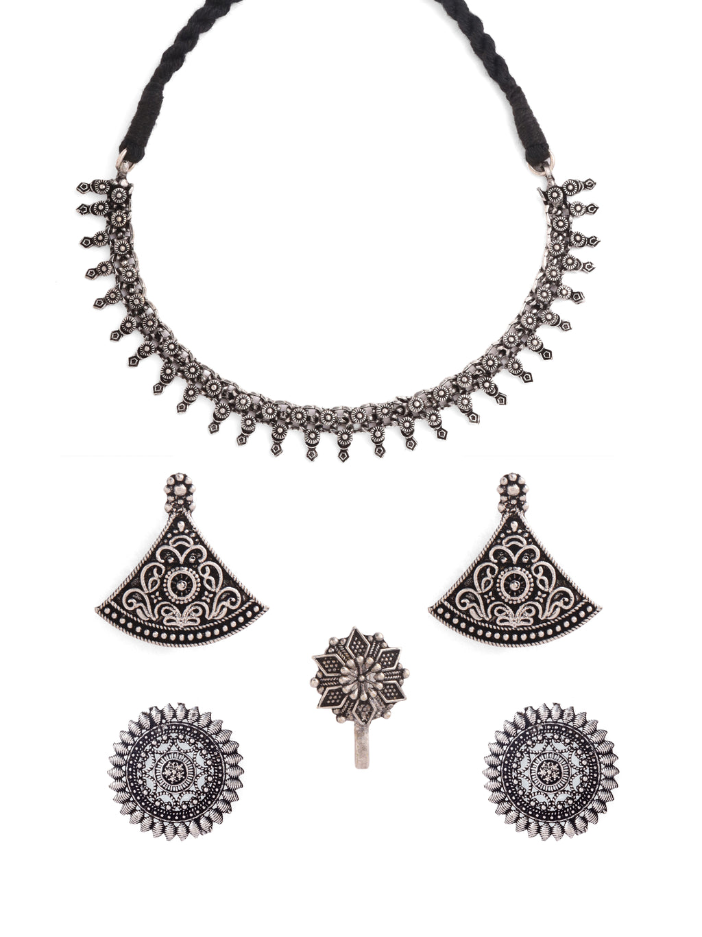Oxidised Jewellery Set