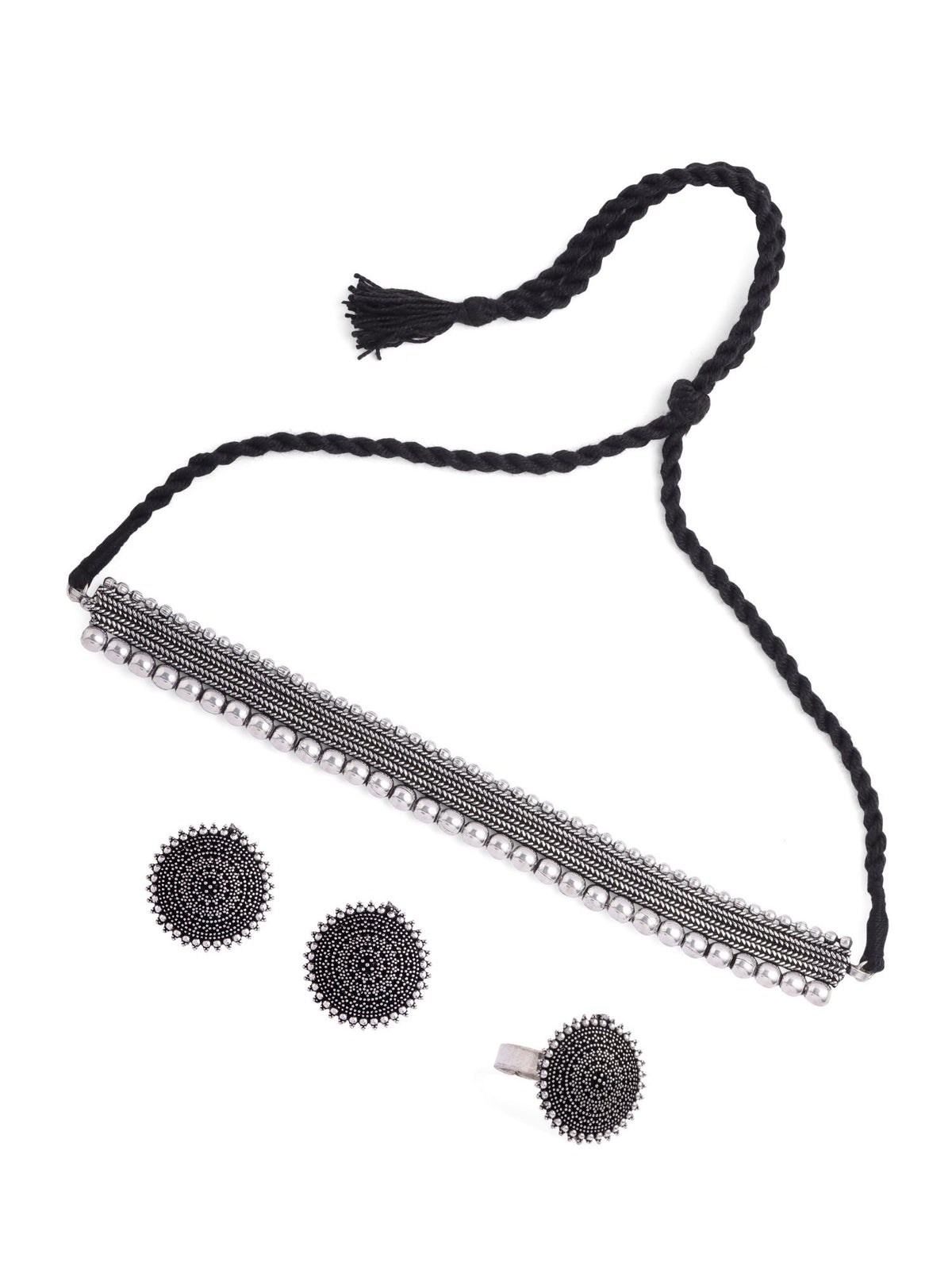 Oxidised Choker Jewellery Set
