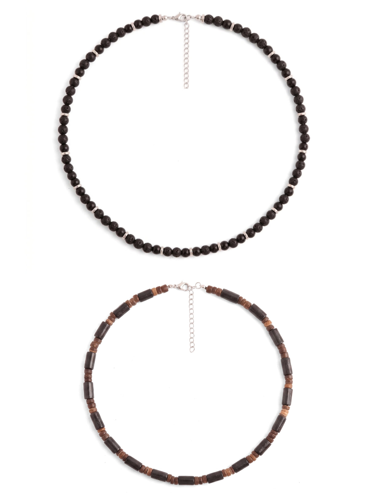 Black Lava Stone Chains