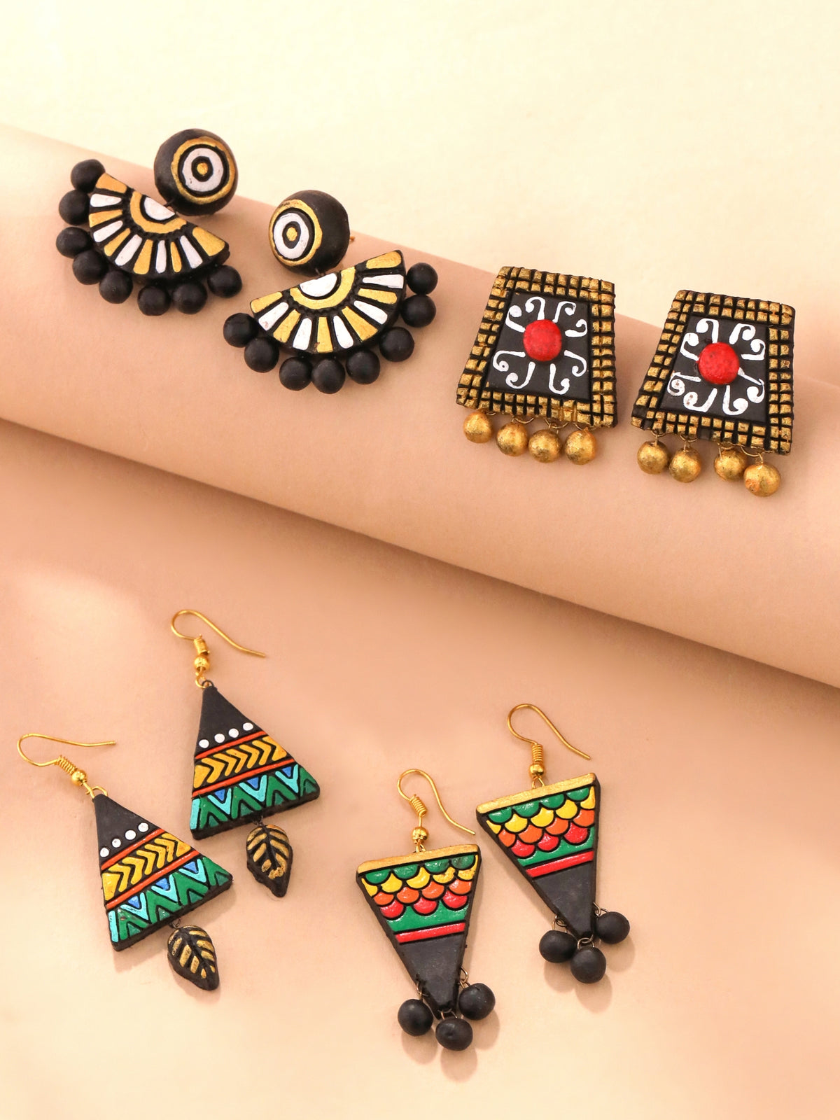 Handmade Terracotta Earrings