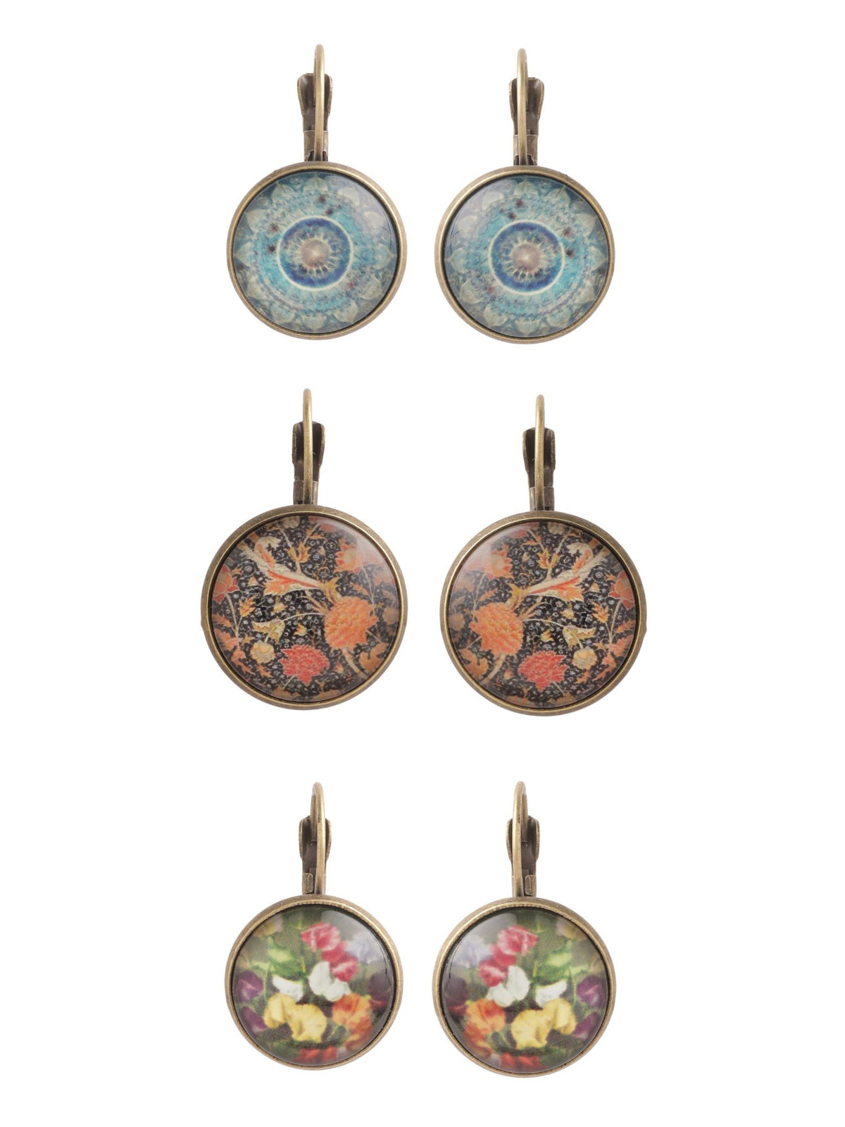 Boho Copper Stud Earrings