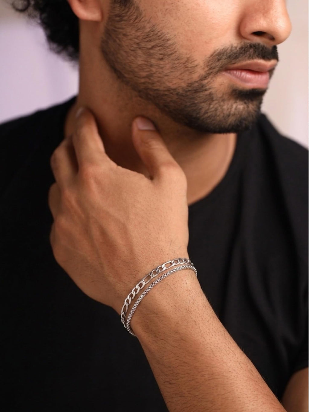 Figaro Box Bracelet Stack