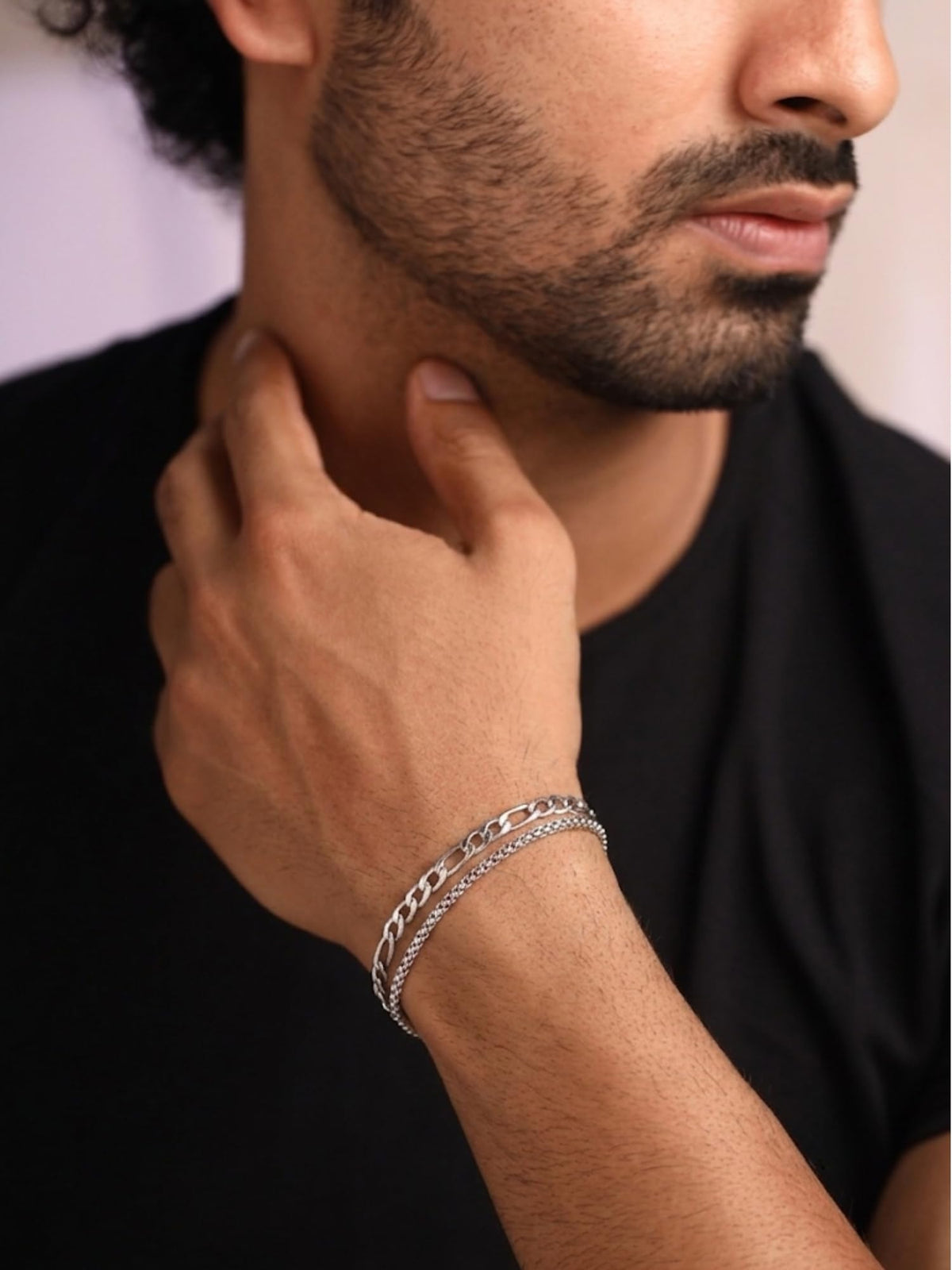 Figaro Box Bracelet Stack