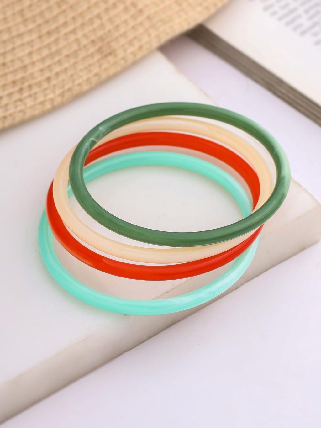 Marble Print Bracelet Set