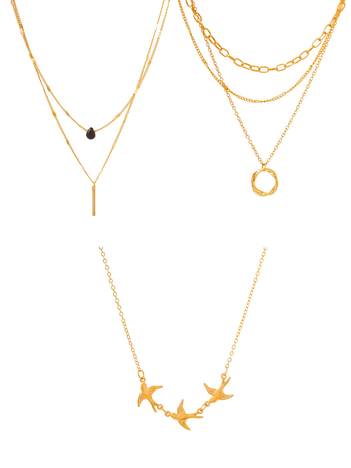 Chain Necklace Set