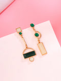 Mix Matched Dangler Long Earrings