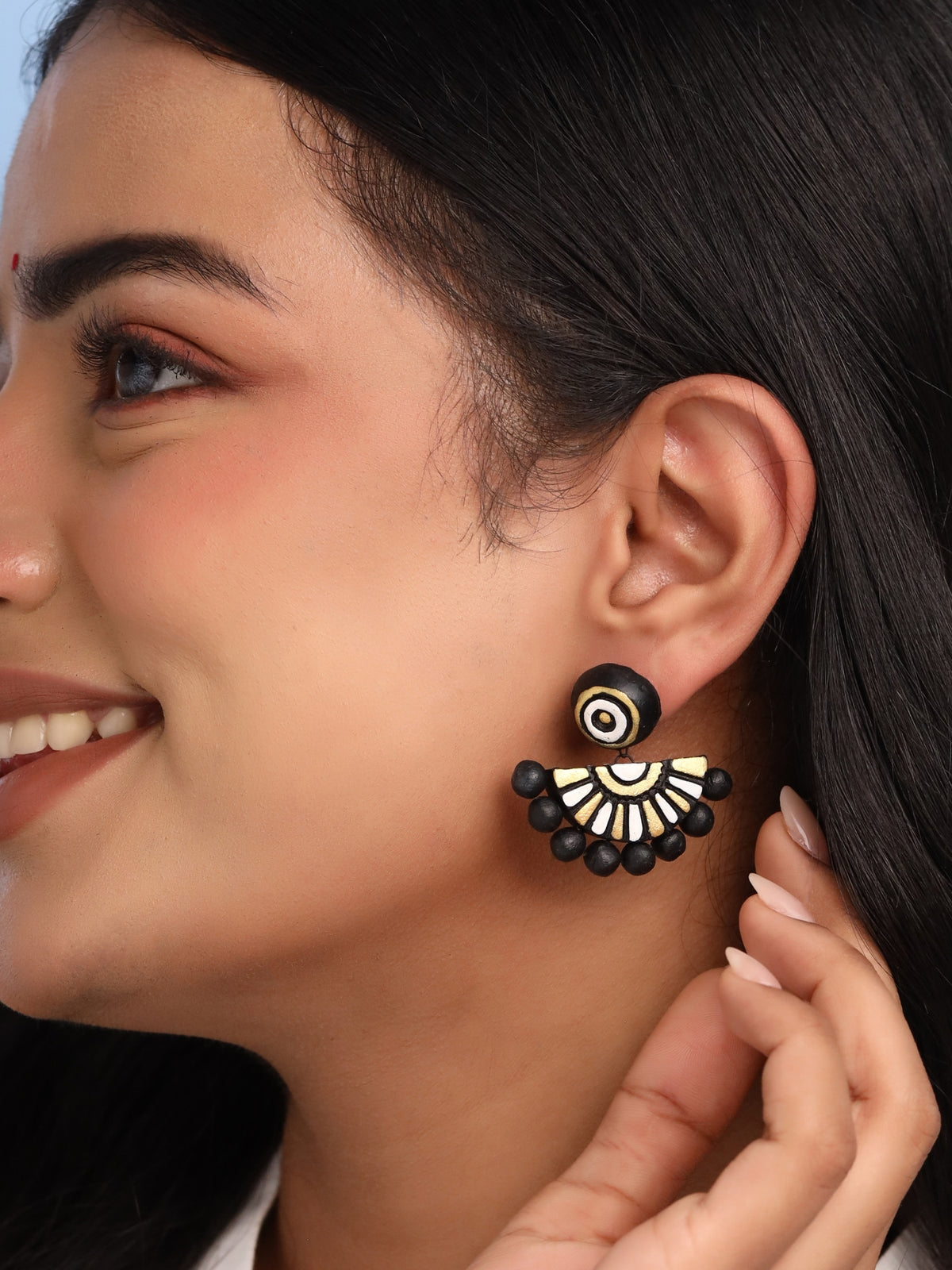 Handmade Terracotta Earrings