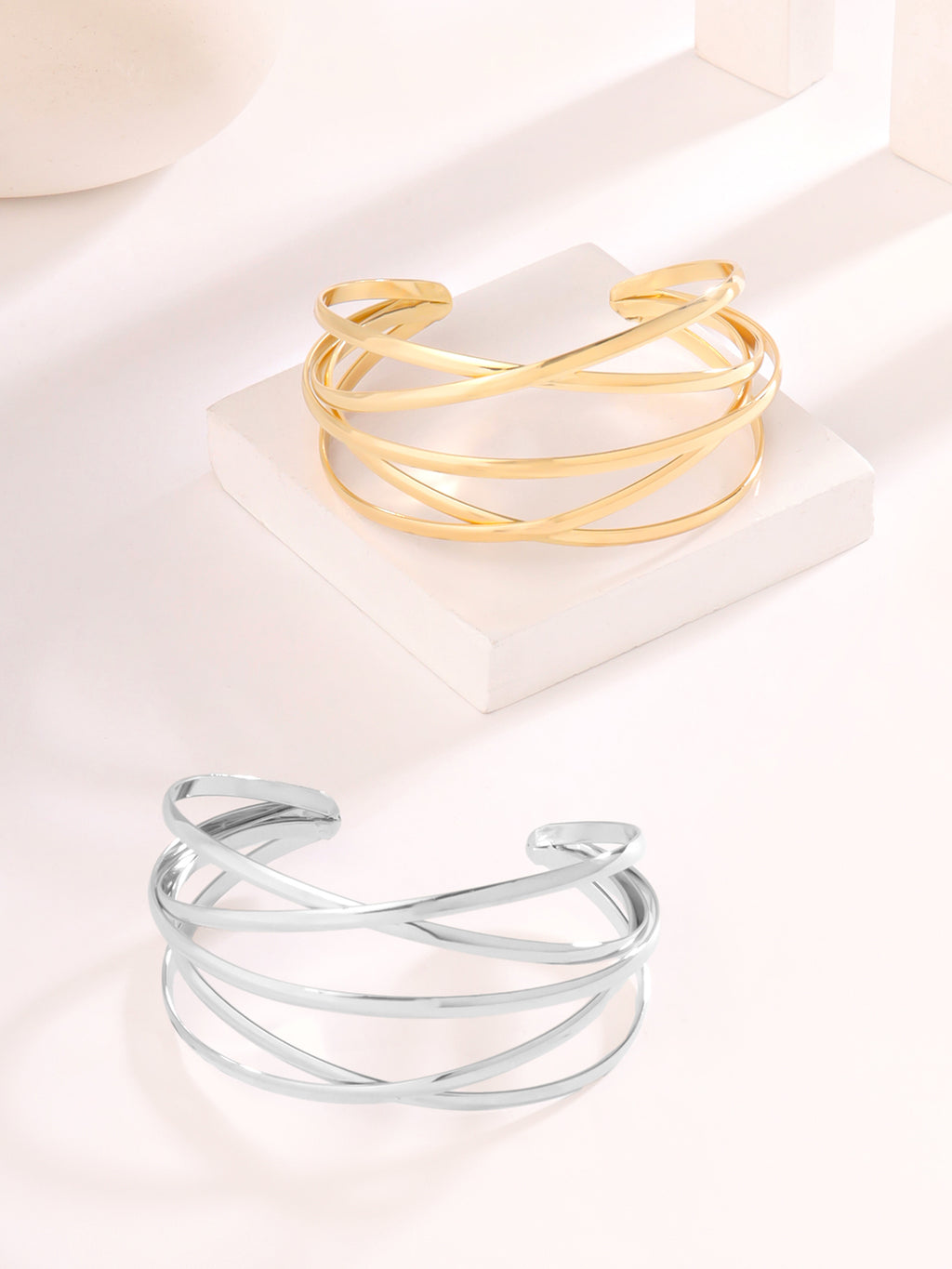 Cuff Bracelets Set of 2