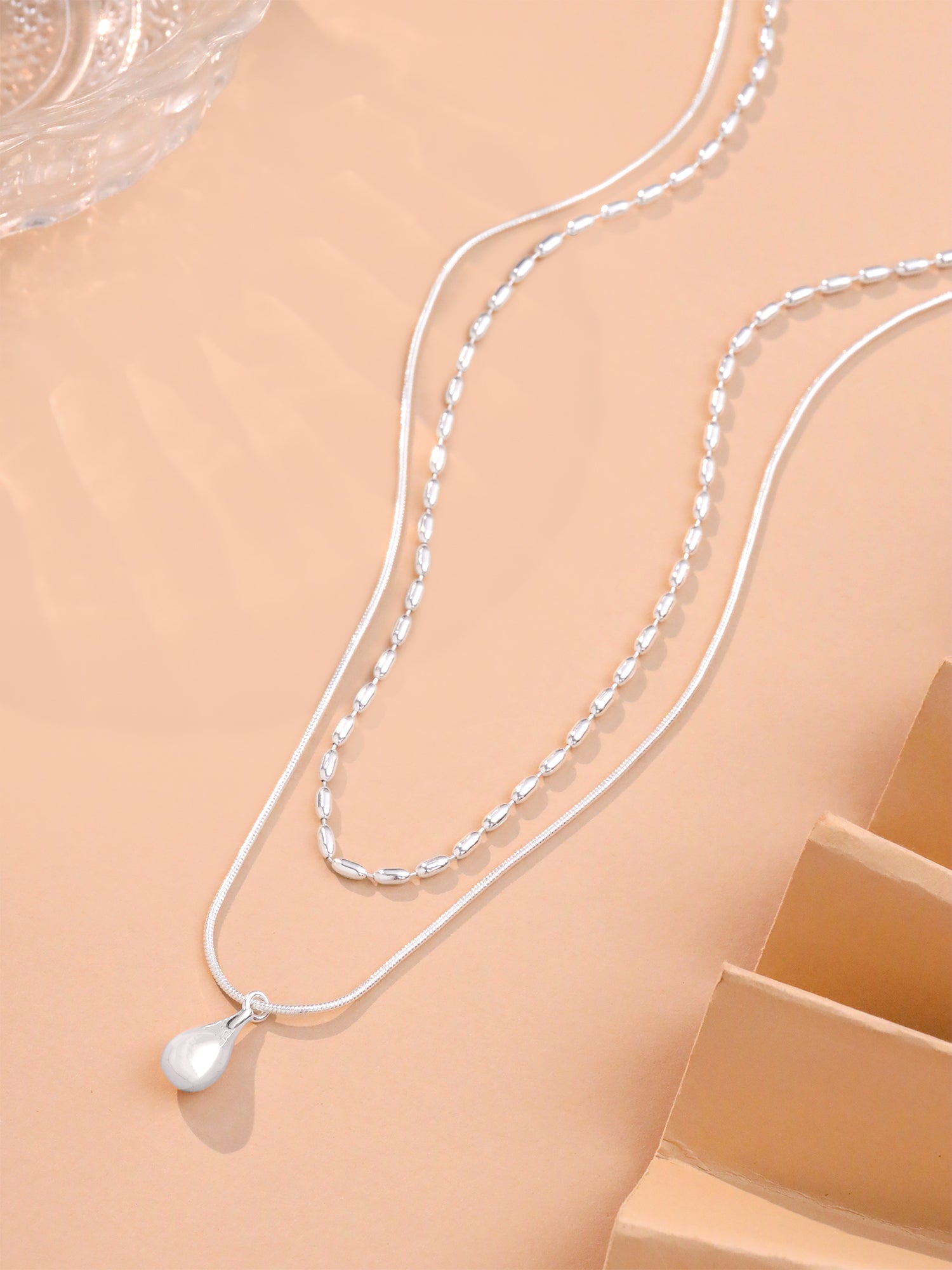 Stacked Pendant Necklace