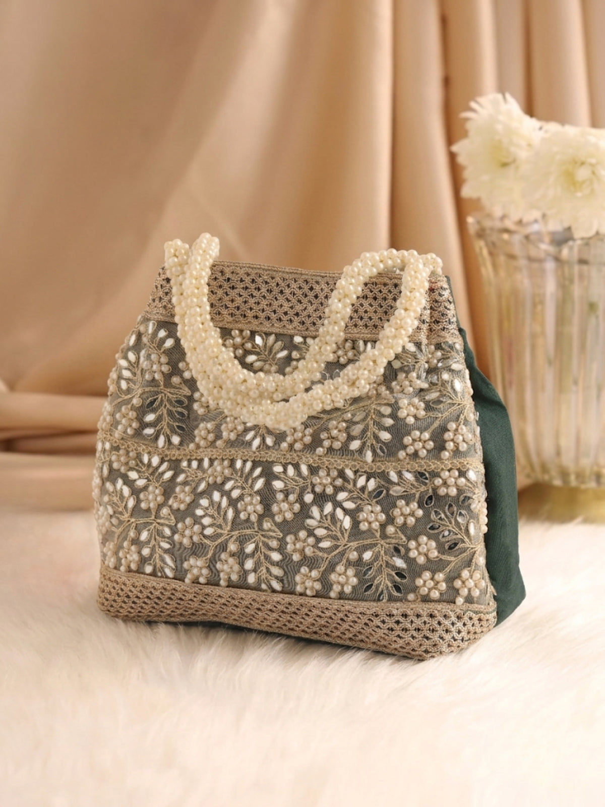 Mirror Work Potli Handbag