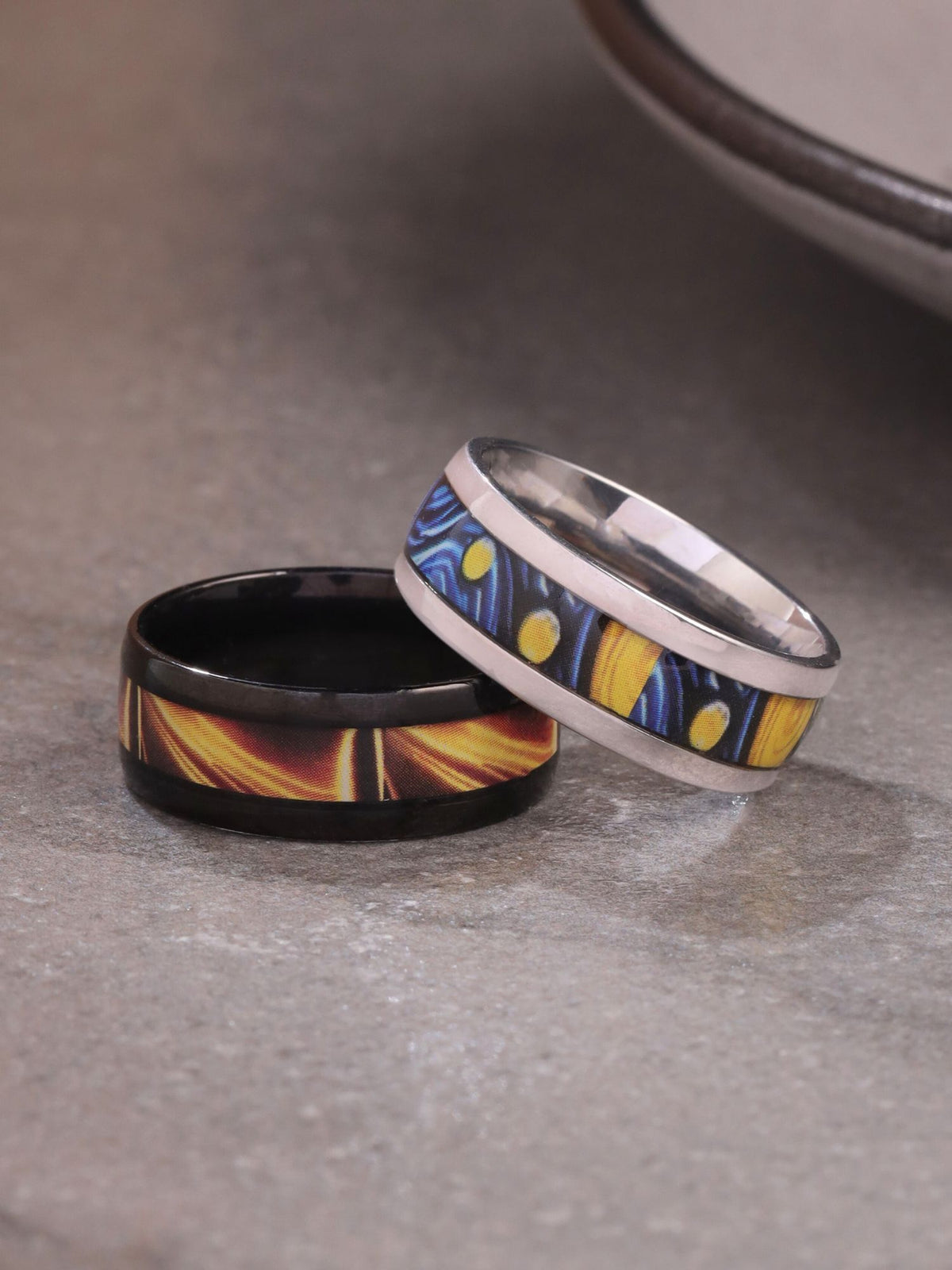 Starry Night Band Rings