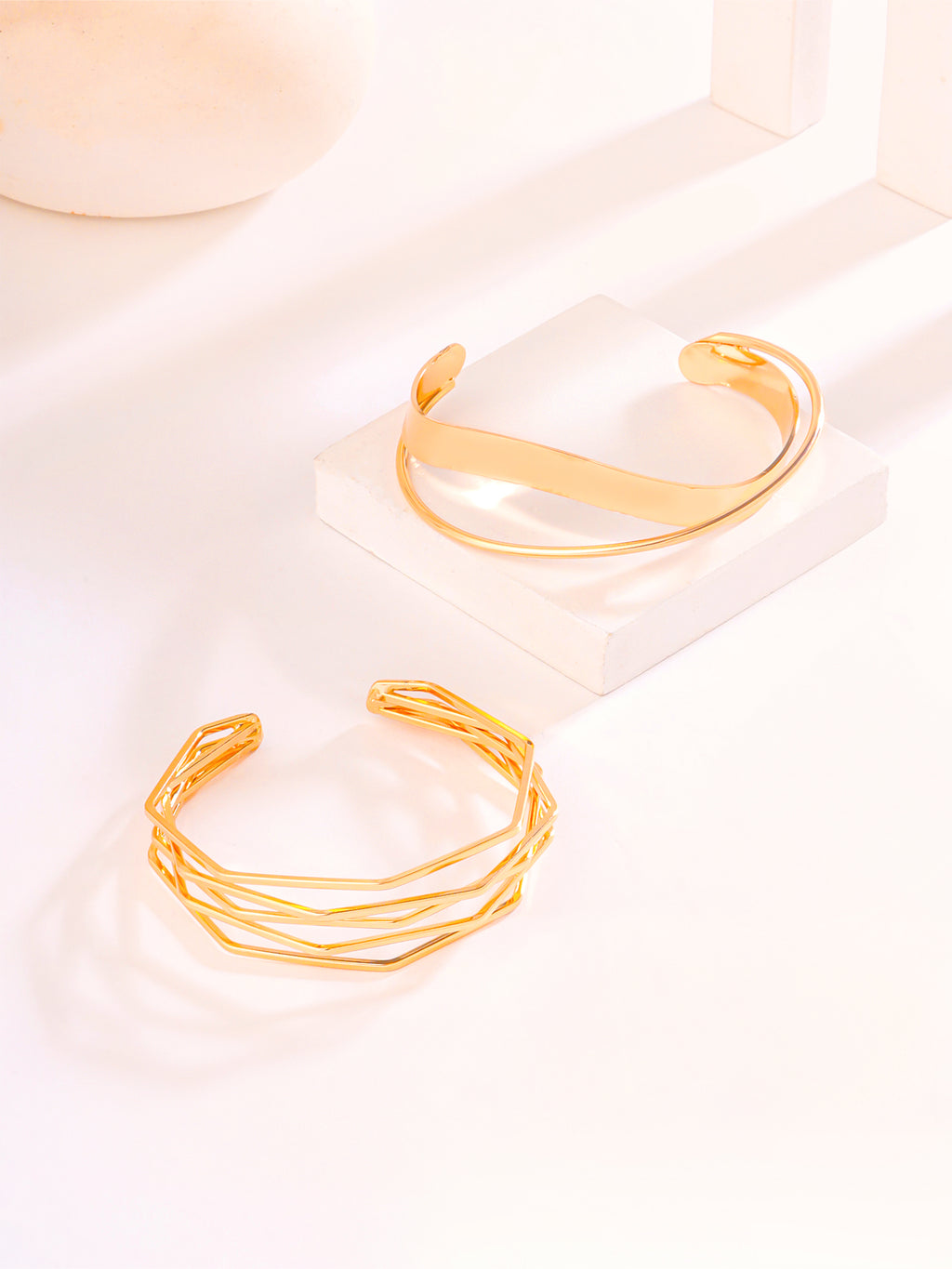 Cuff Bracelets Set of 2