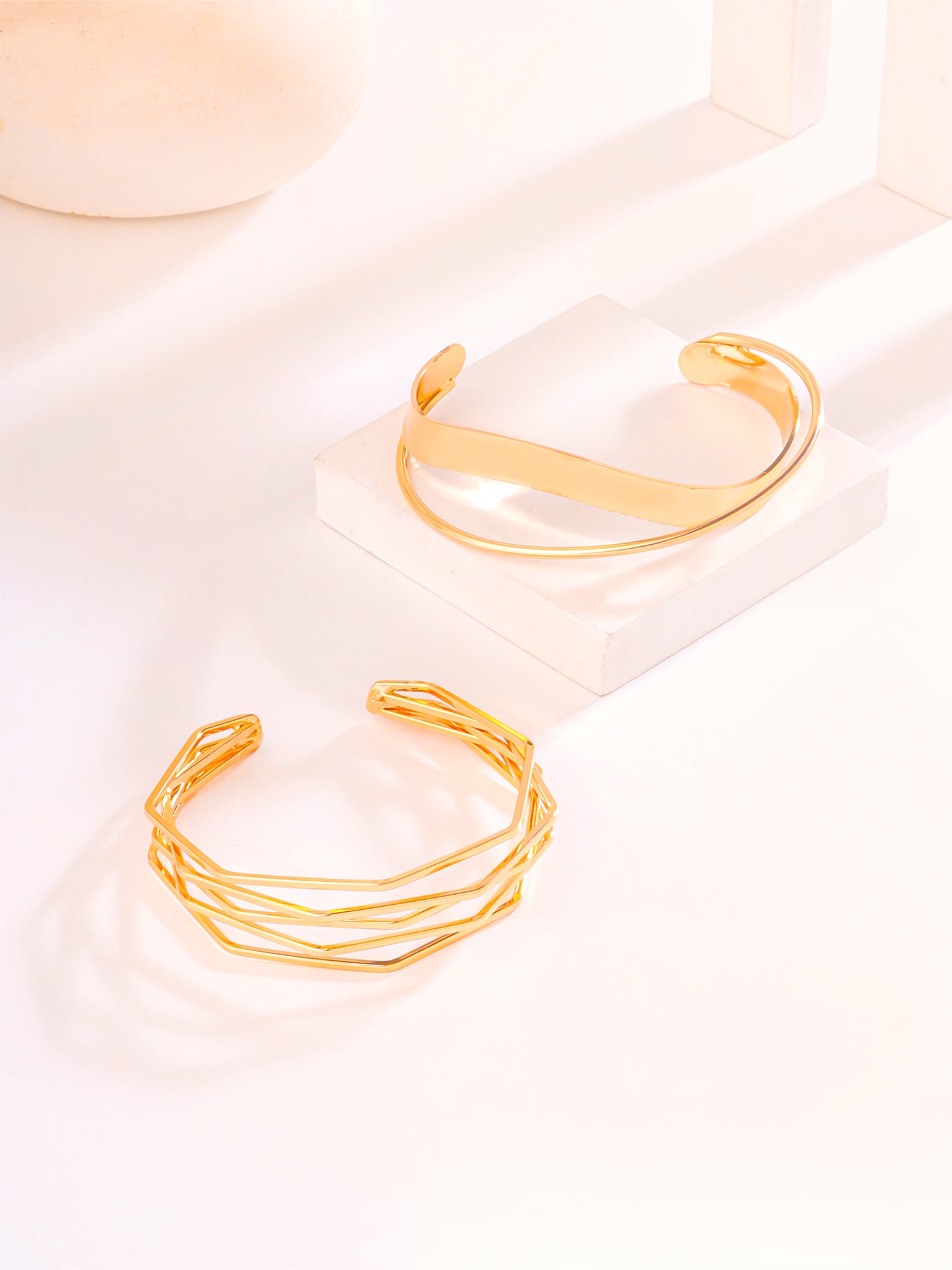 Cuff Bracelets Set of 2