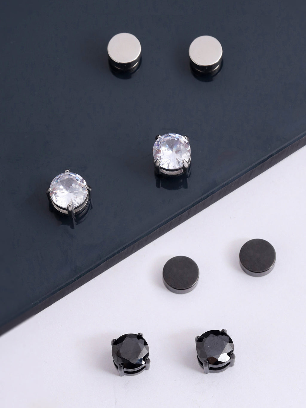 Cubic Zircon Stud Earrings