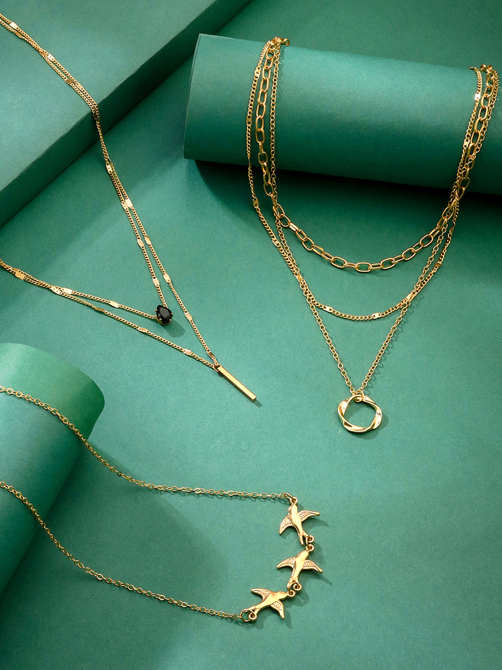 Stacked Necklace Chains