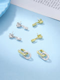 Stud Earrings Set of 3