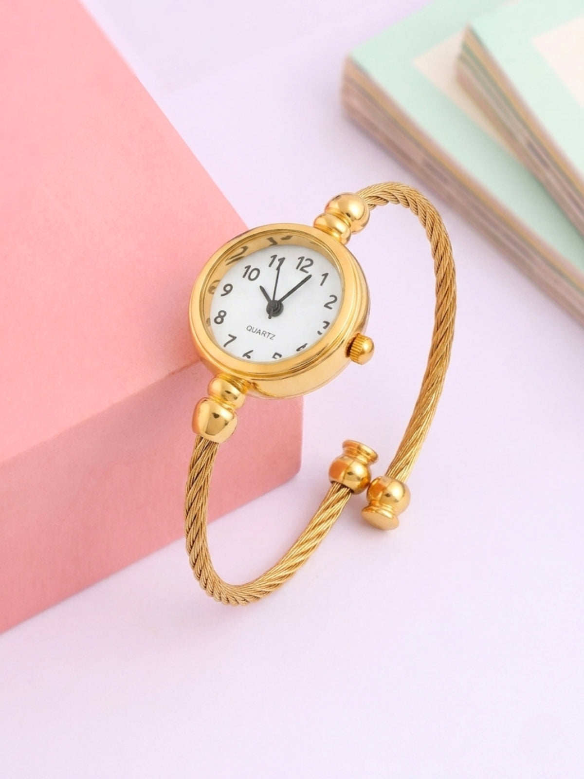 Twist Gold Bracelet Watch