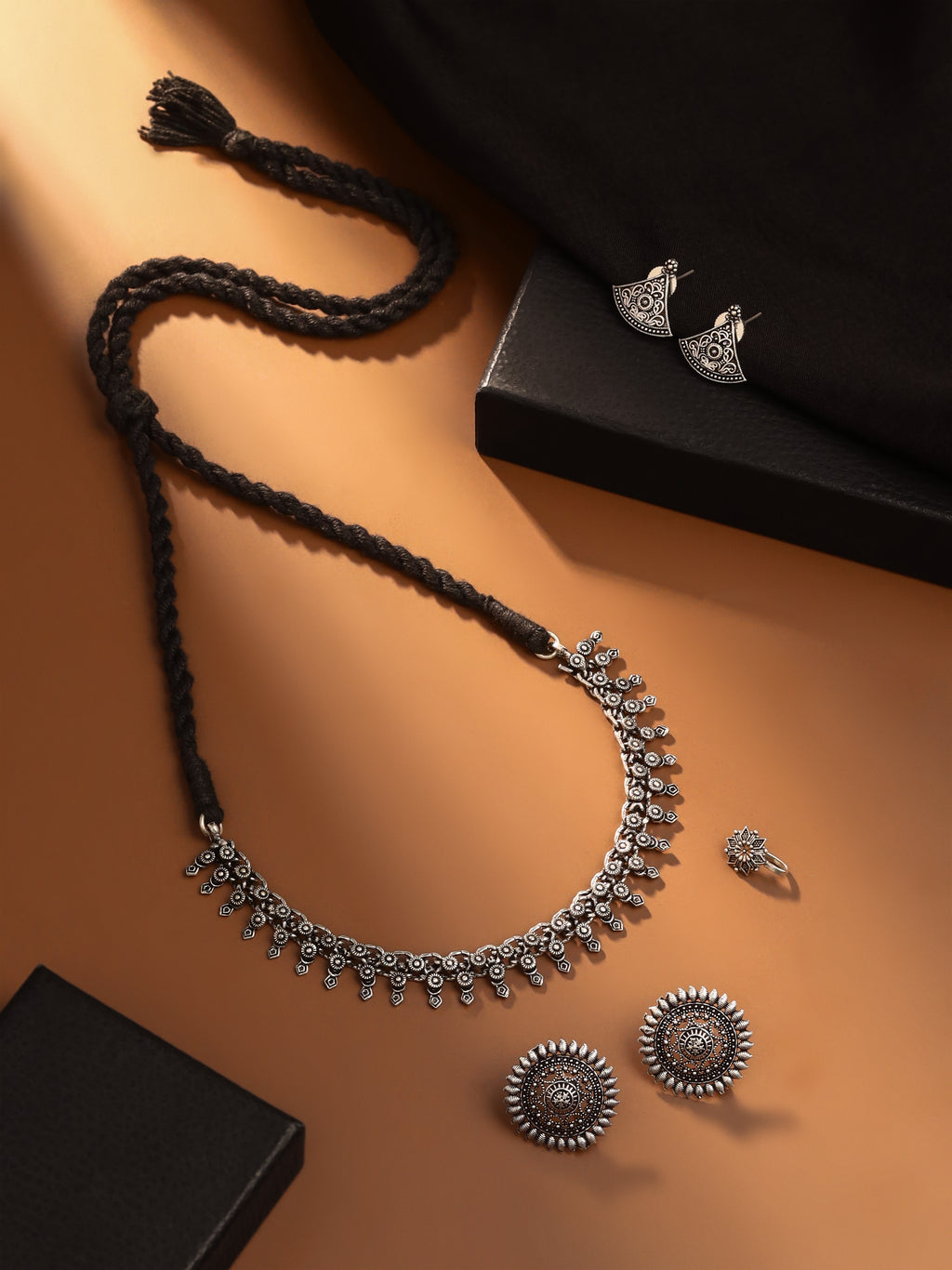 Oxidised Jewellery Set