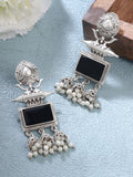Oxidised Jhumka Earrings