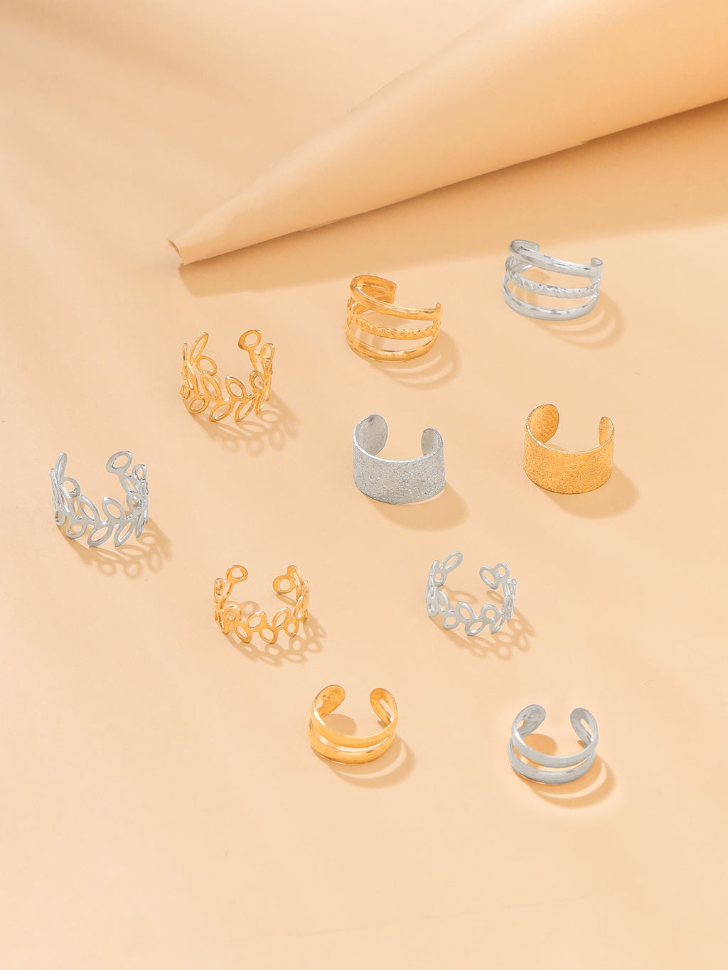 Earcuff Earrings Set of 10