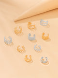 Earcuff Earrings Set of 10