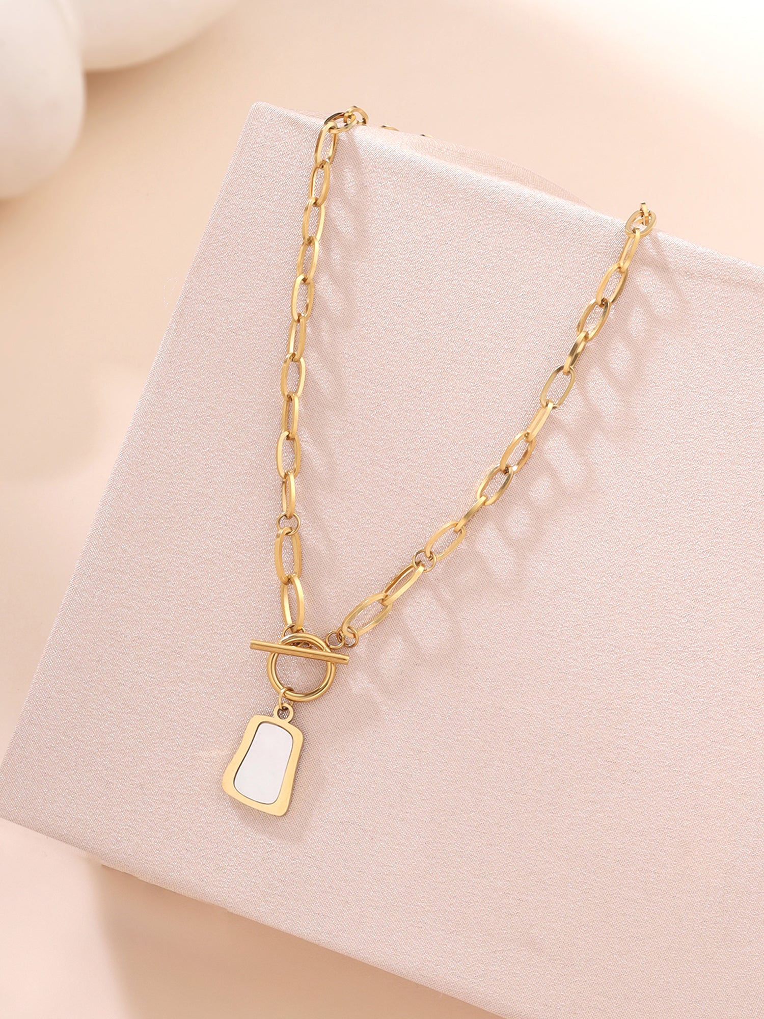 Interlock Statement Pendant Necklace