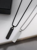 Set of 2 Dogtag Pendant Chains