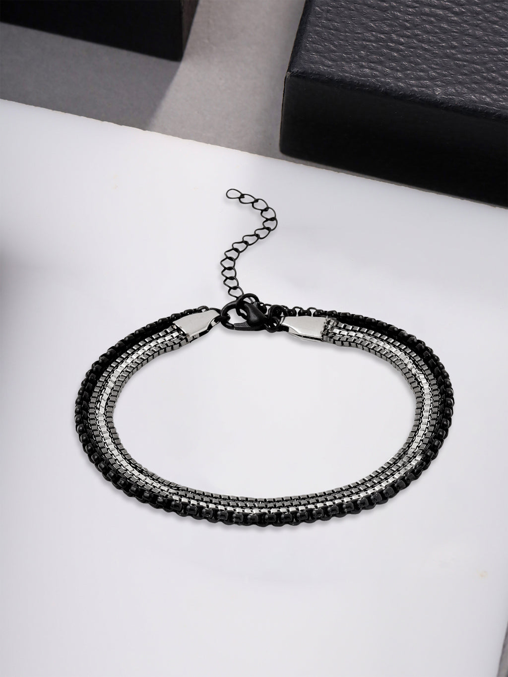 Adjustable Multi-Layered Chain Bracelet
