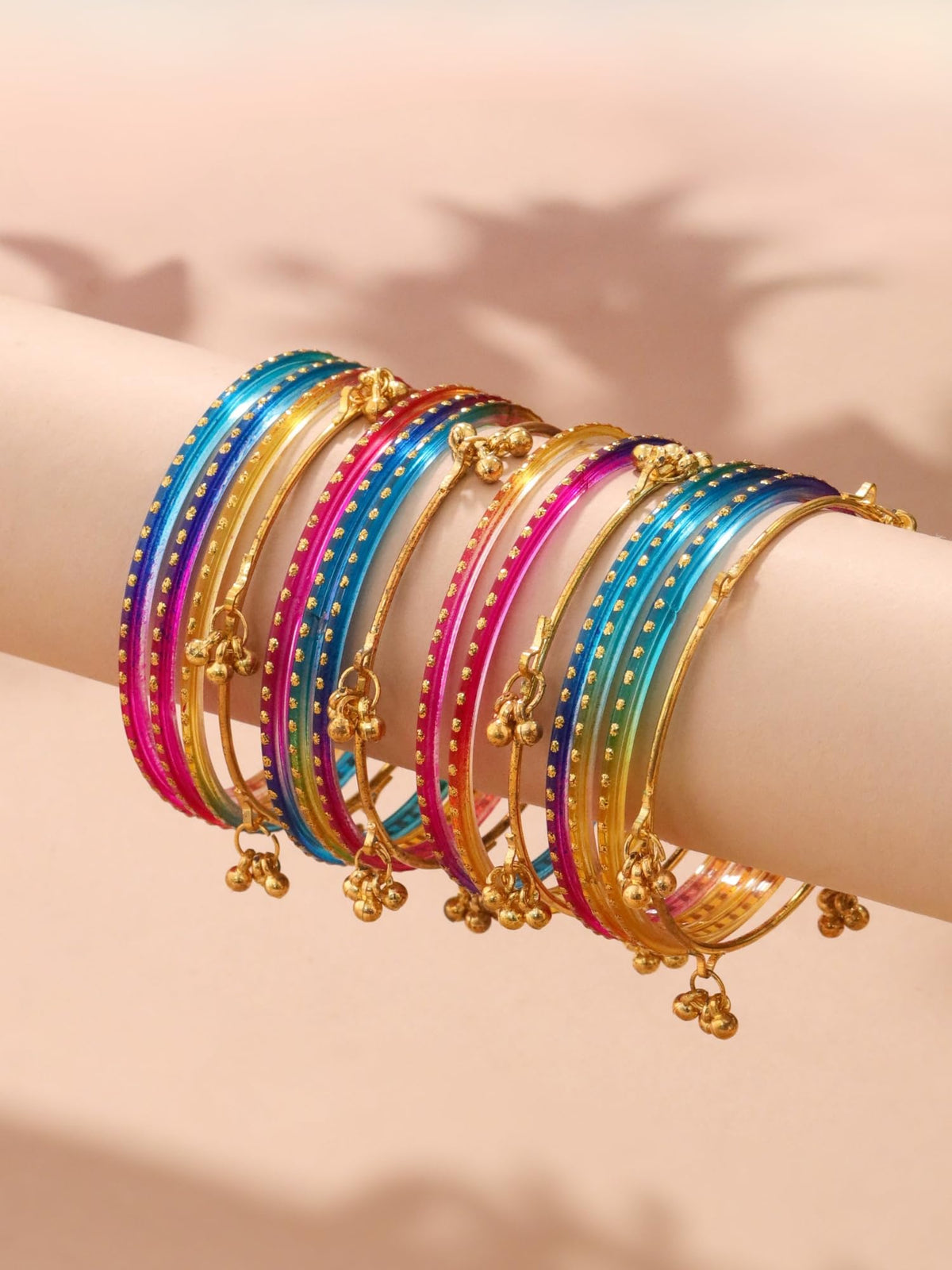 Kashmiri Ghungroo Bangle Set