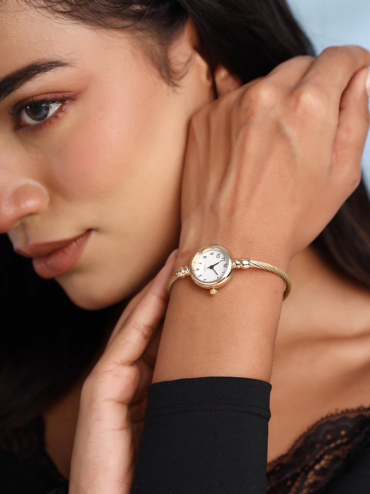 Twist Gold Bracelet Watch