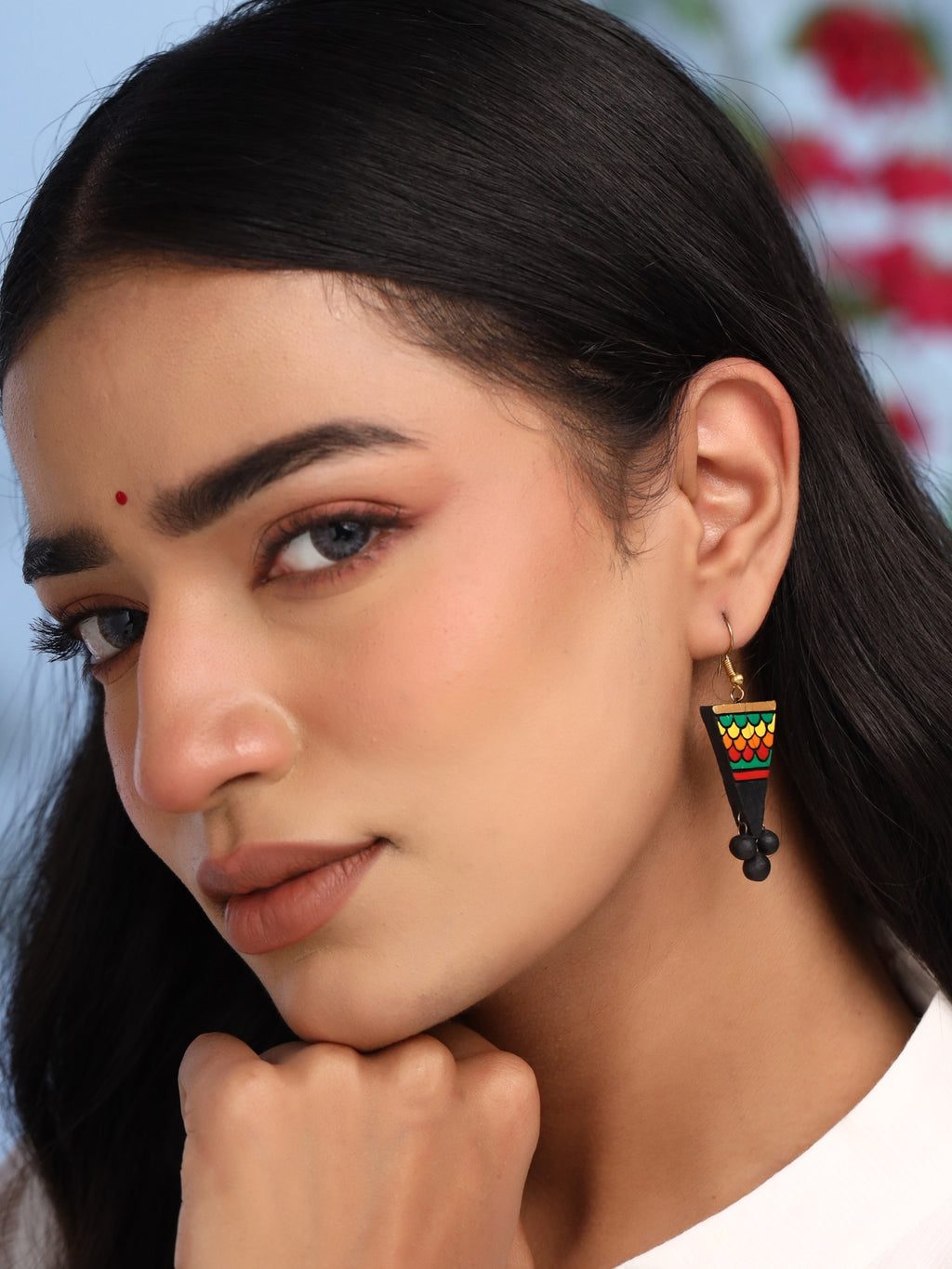 Handmade Terracotta Earrings