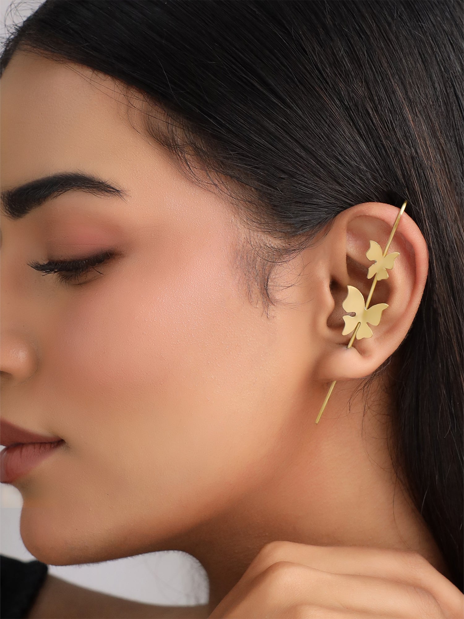 Ethnic Oxidised Earcuff Earrings