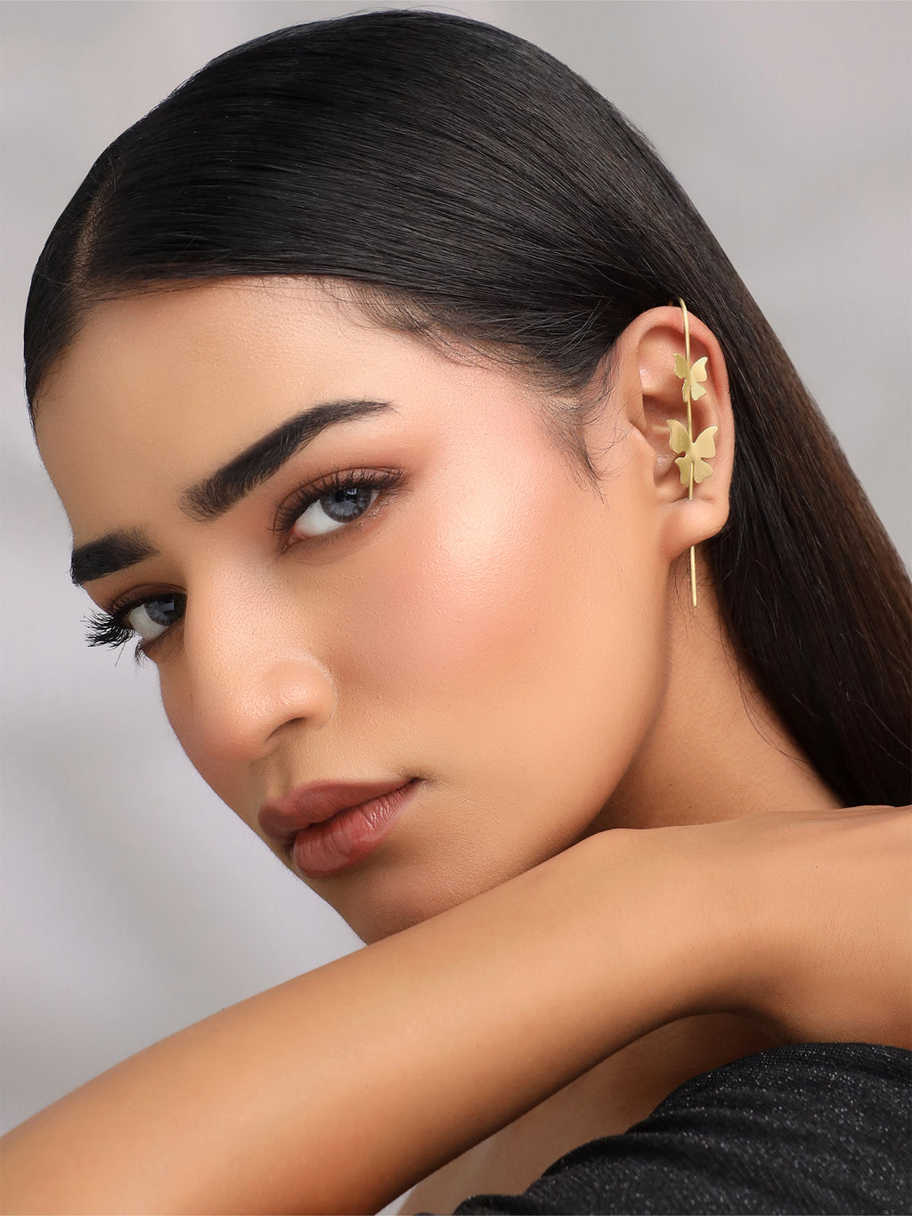 Ethnic Oxidised Earcuff Earrings
