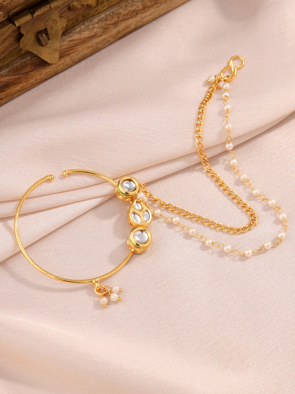 Pearl Sahari Chain Nath
