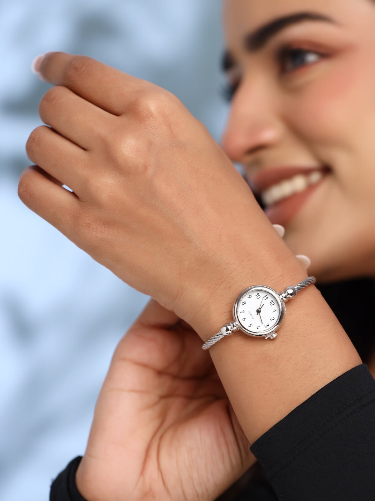 Twist Silver Bracelet Watch