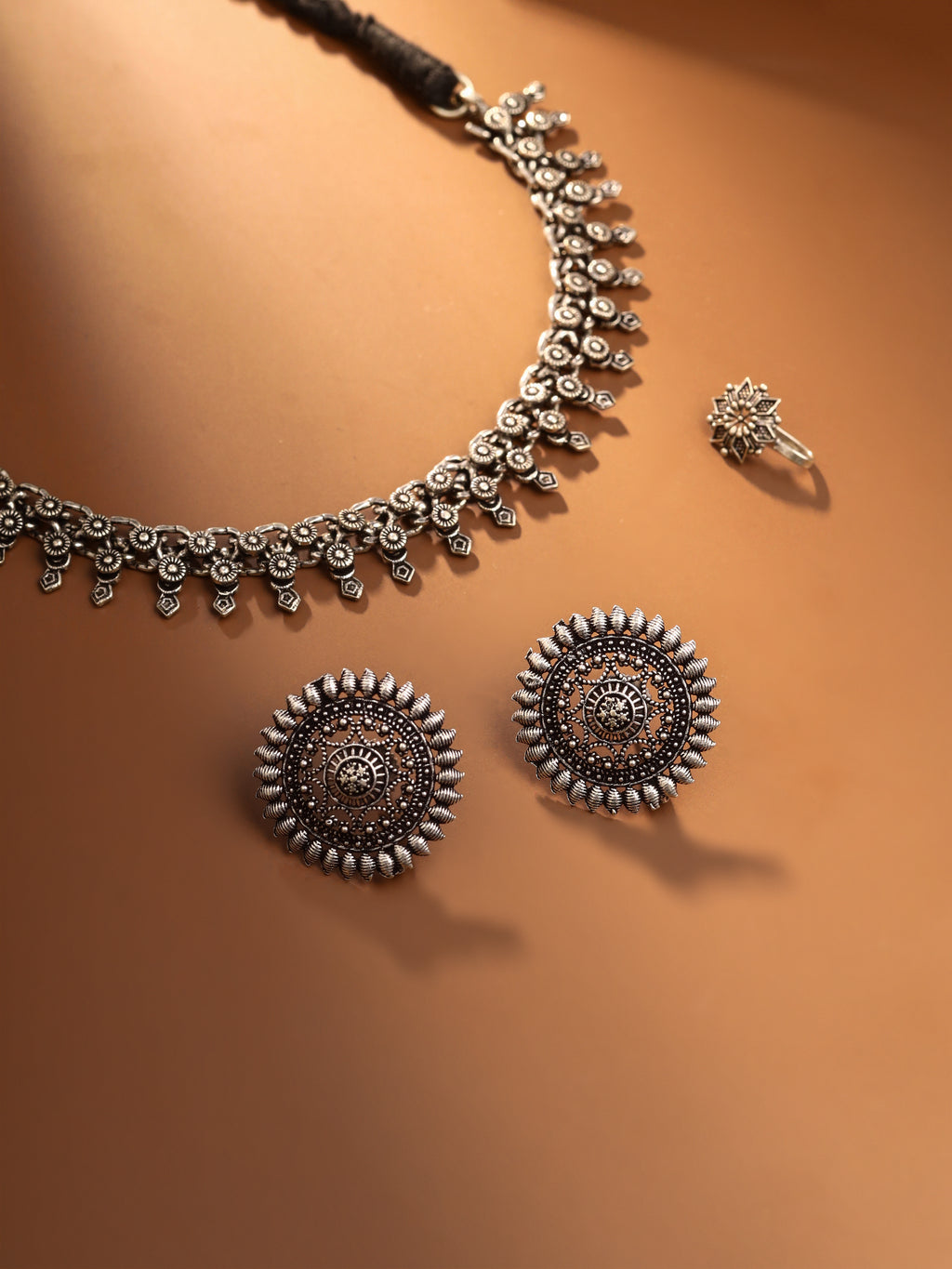 Oxidised Jewellery Set