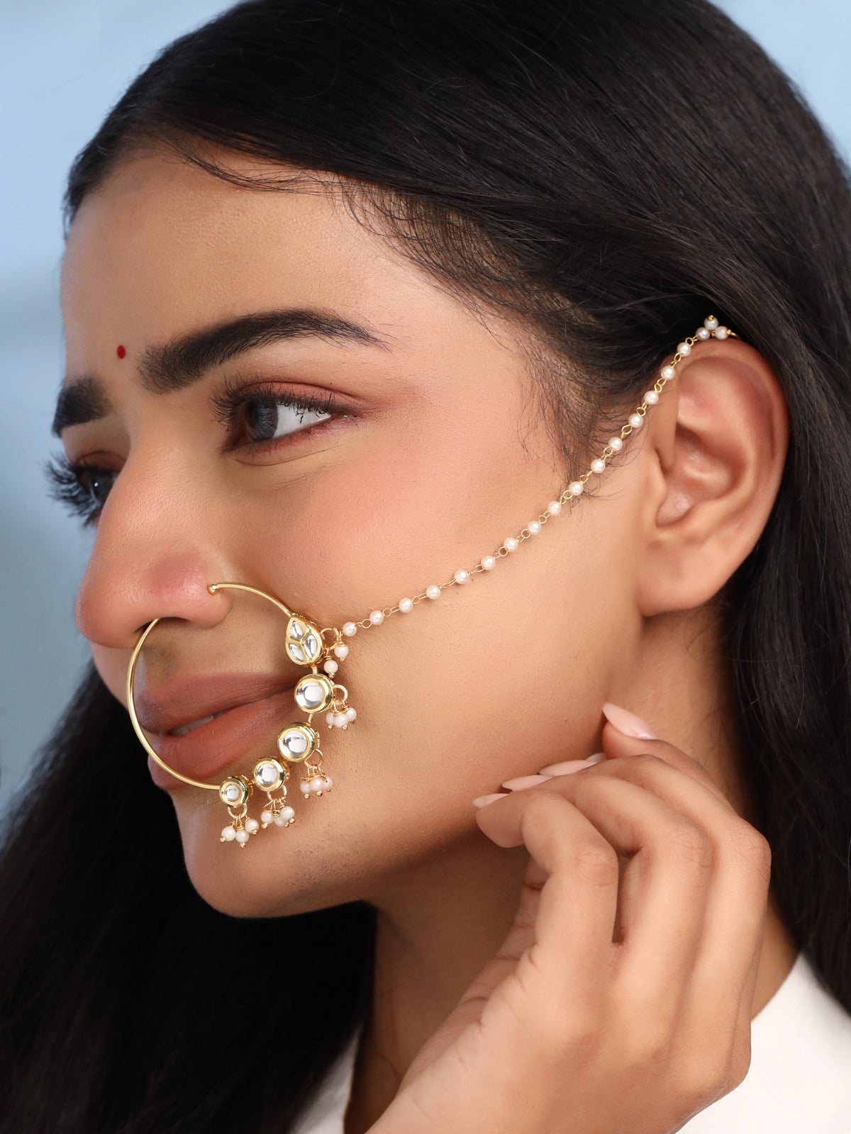 Non Piercing Pearl Nath