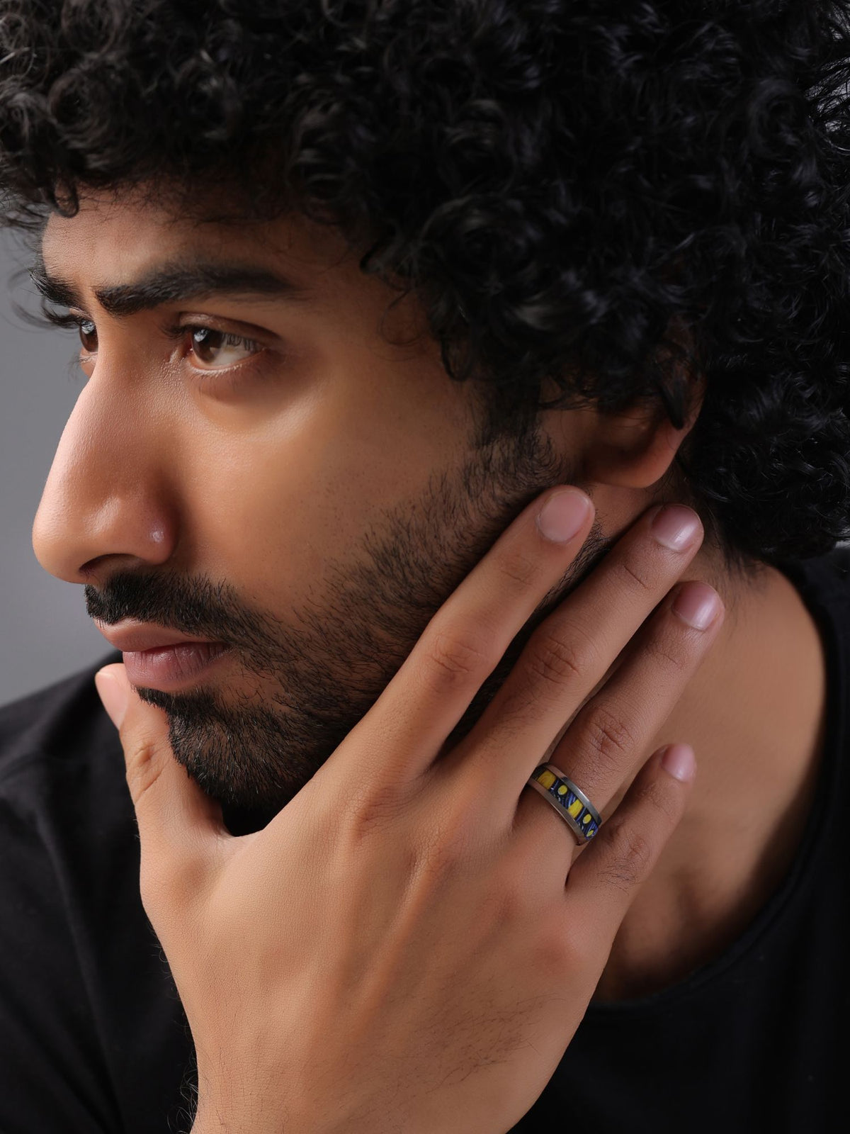 Starry Night Band Rings