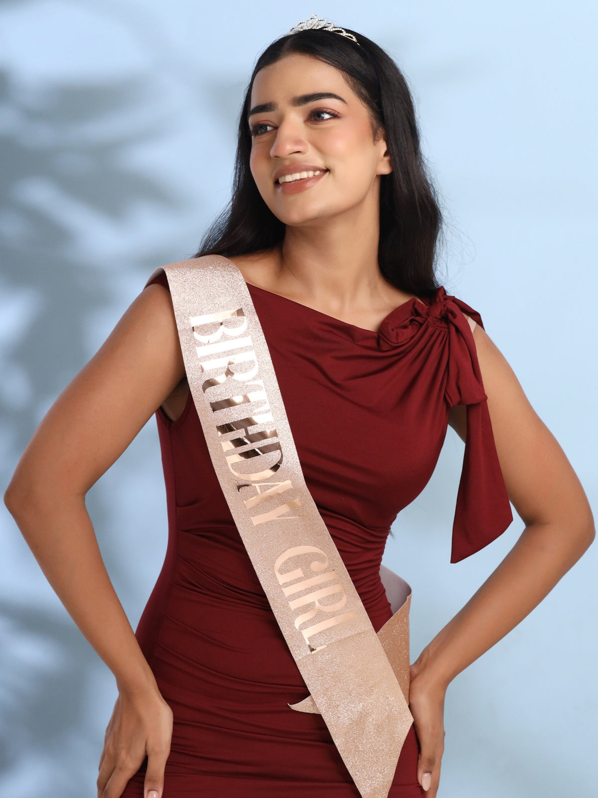 Tiara Crown and Sash Set