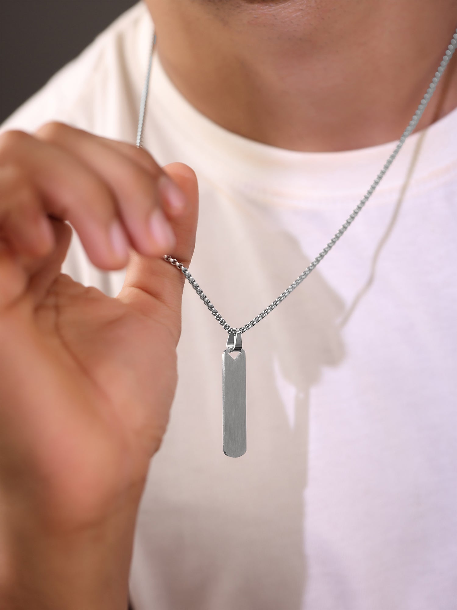 Set of 2 Dogtag Pendant Chains