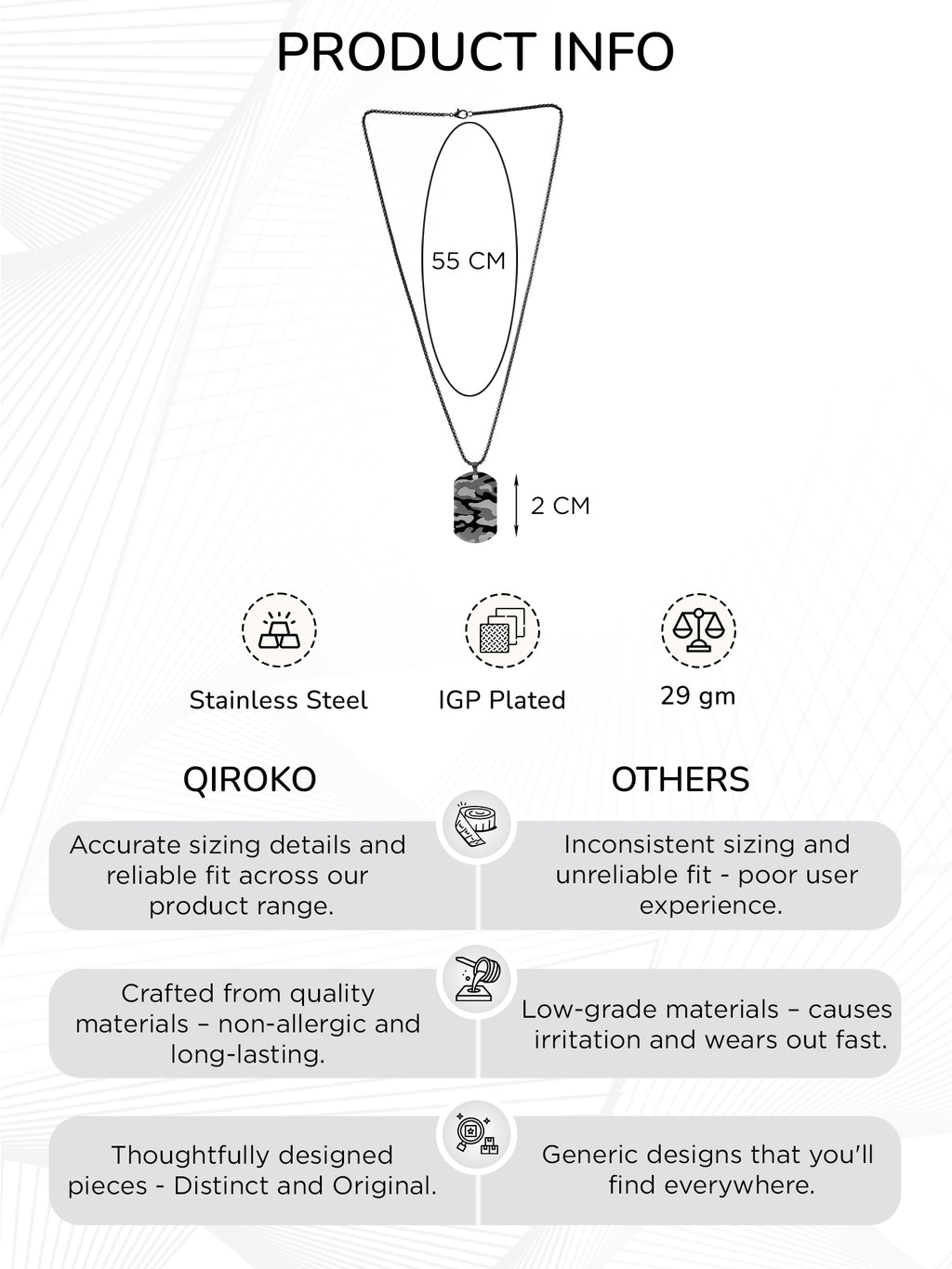 Dogtag Pendant Chain