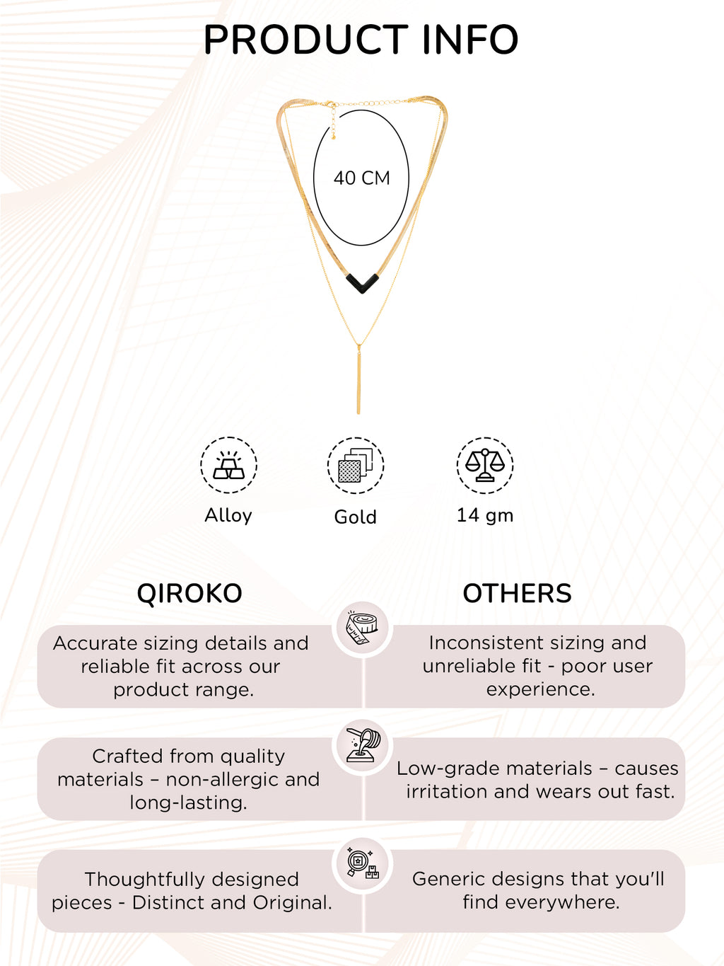 Stacked Pendant Necklace