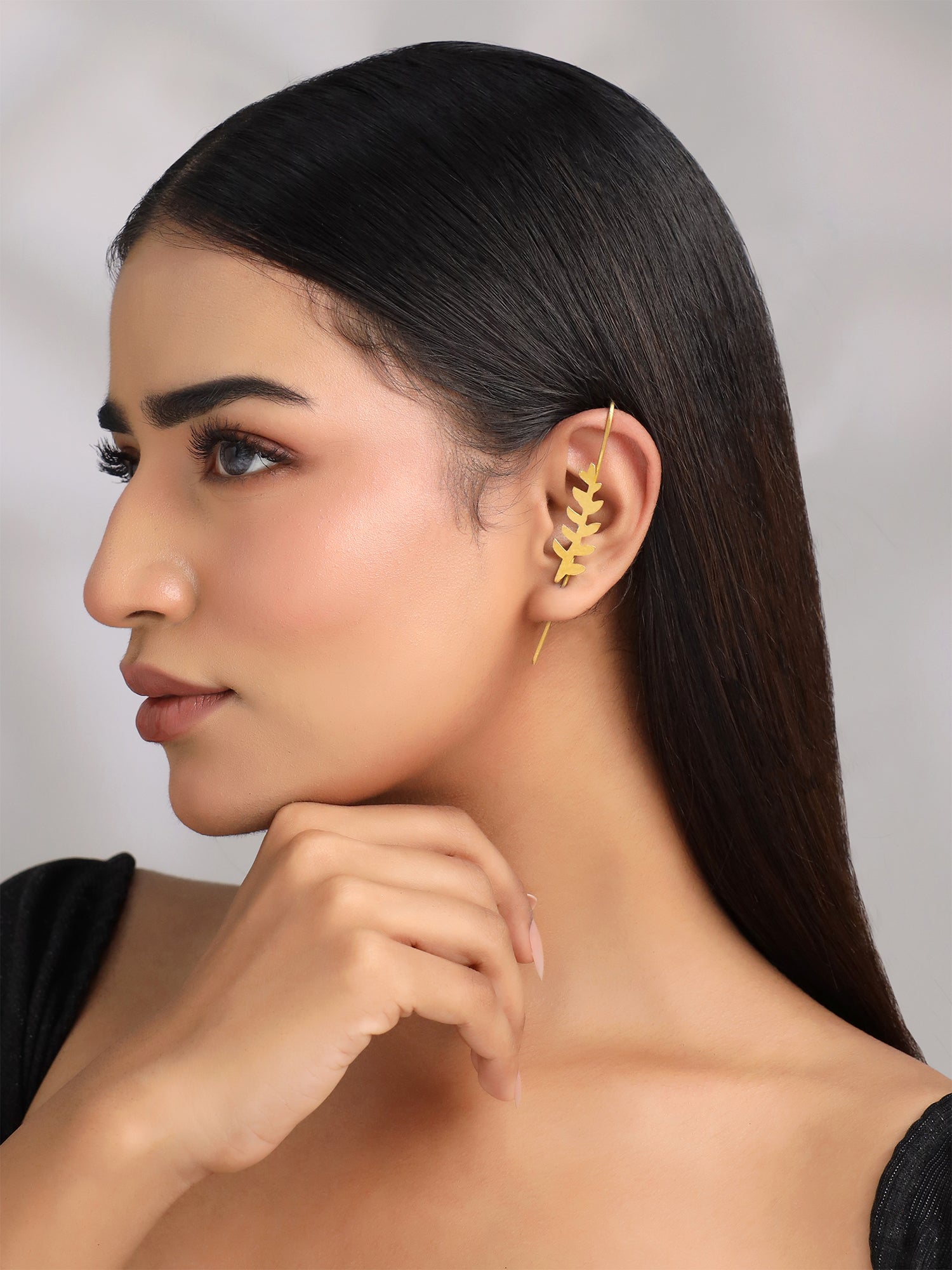 Ethnic Oxidised Earcuff Earrings