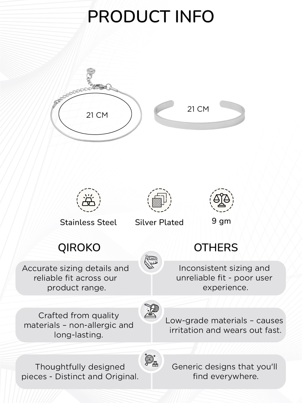 Stacked Kada Bracelet