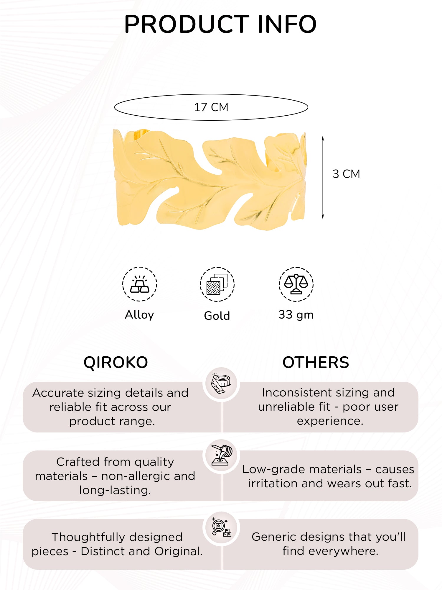 Adjustable Leafy Cuff Bracelet