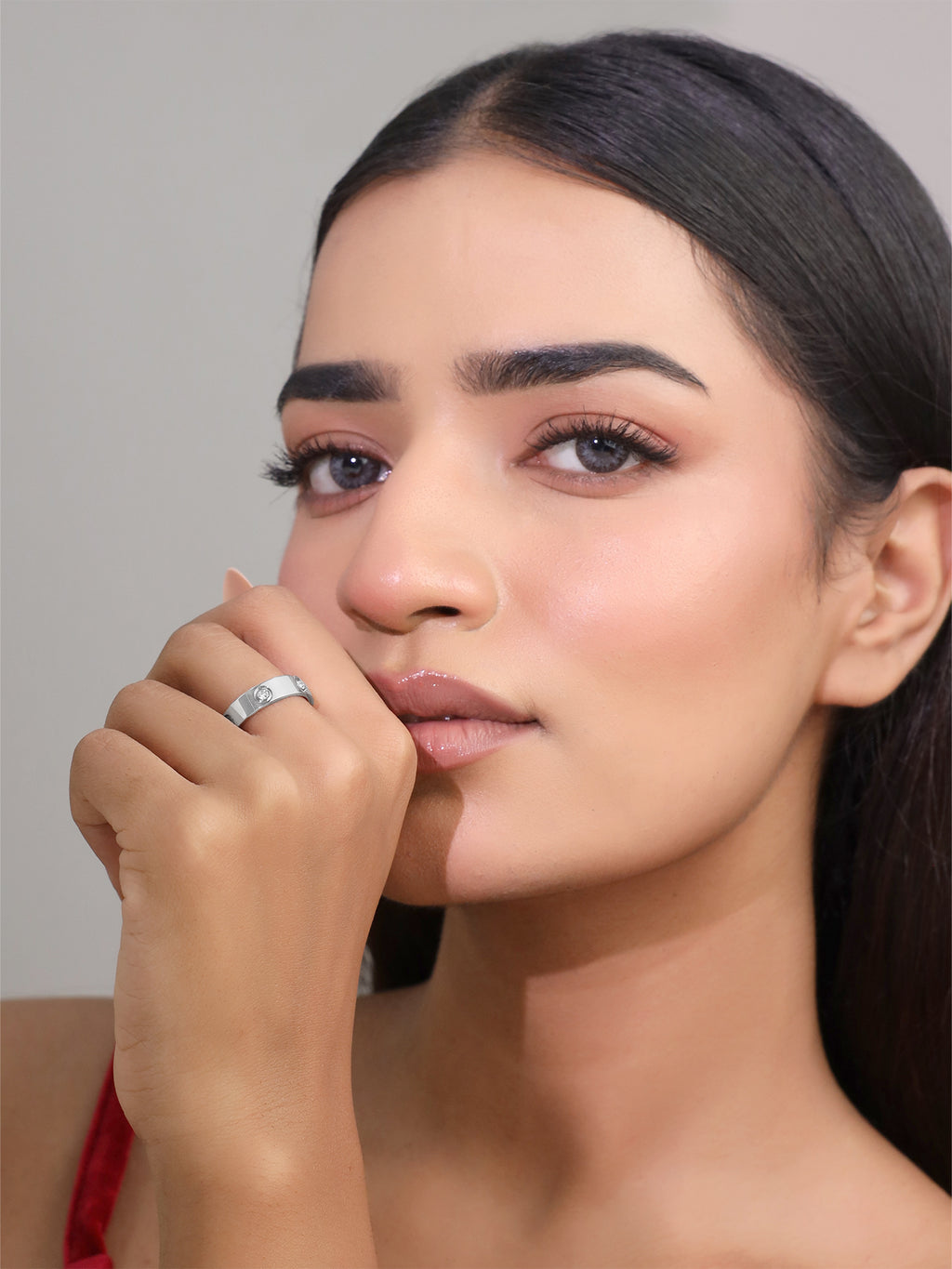 Statement Crystal Band Rings